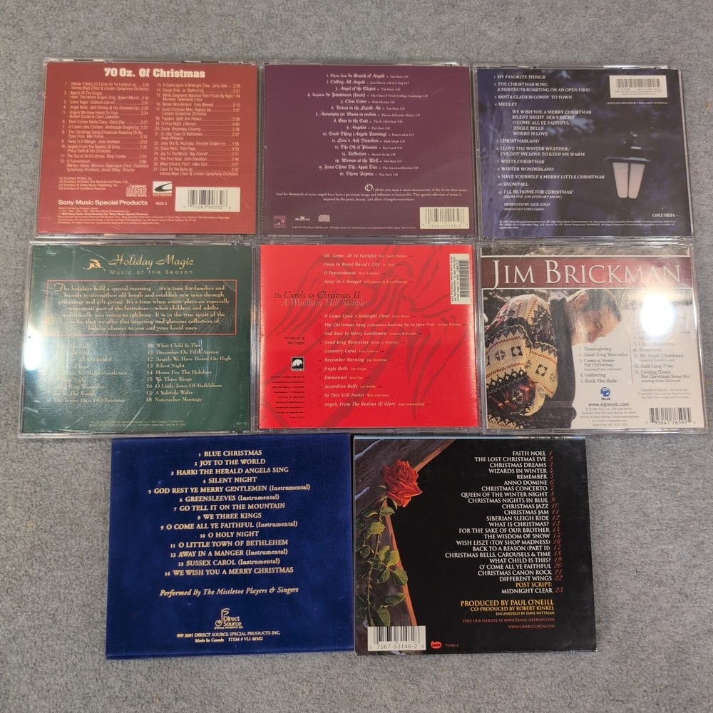 Christmas Holiday Music CD Lot of 8 Trans-Siberian Orchestra Tony Bennett & More - Picture 2 of 2